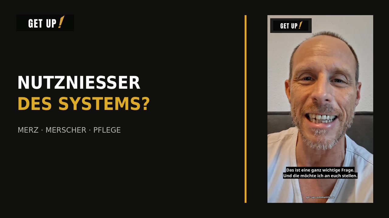 Heiko Matamaru mit Abstand neben der Frage Nutznießer des Systems